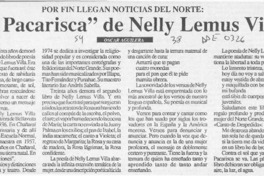 "La pacarisca" de Nelly Lemus Villa  [artículo] Oscar Aguilera.