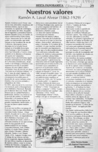 Nuestros valores  [artículo] Jaime Herrera Román.