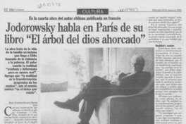 Jodorowsky habla en París de su libro "El árbol del dios ahorcado"