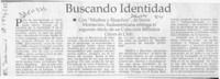 Buscando identidad  [artículo].