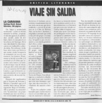 Viaje sin salida  [artículo] José Promis.