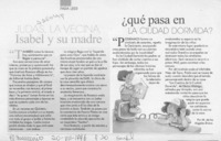 Judas, la vecina Isabel y su madre  [artículo].