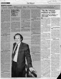 "Este San Miguel me parece impresentable"  [artículo].