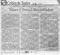 Marx y Freud revisitados  [artículo] Carola Oyarzún L.