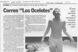Corren "Los ocelotes"  [artículo].