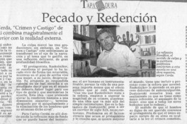Pecado y redención  [artículo] Carolina Andonie Dracos.