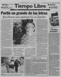 Partió un grande de las letras  [artículo].