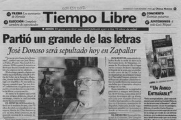 Partió un grande de las letras  [artículo].