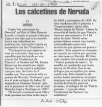 Los calcetines de Neruda  [artículo] I. I.
