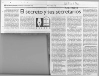 El secreto y sus secretarios