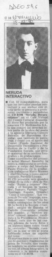 Neruda interactivo  [artículo].