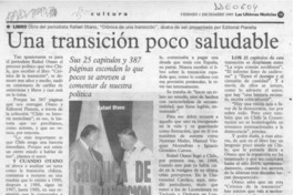 Una Transición poco saludable  [artículo].