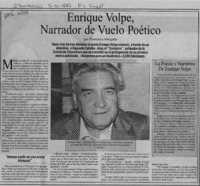 Enrique Volpe, narrador de vuelo poético  [artículo] Francisca Abogabir.
