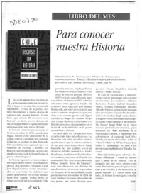 Para conocer nuestra historia  [artículo] Gac.