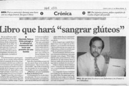 Libro que hará "sangrar glúteos"  [artículo].