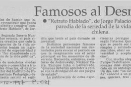 Famosos al desnudo  [artículo].