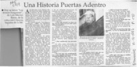 Una historia puertas adentro  [artículo].
