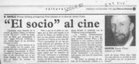 "El Socio" al cine  [artículo].