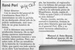 René Peri  [artículo] Manuel J. Soto Reyes.