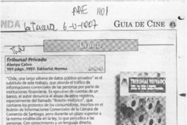 Tribunal privado  [artículo] Andrés Gómez.