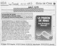 La Pasión de Iñaki  [artículo].