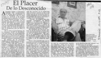 El Placer de lo desconocido  [artículo].
