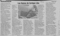 Las llamas de Enrique Lihn  [artículo] Martin Ruiz.