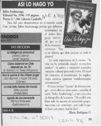 Así lo hago yo  [artículo] Mario Rodríguez O.