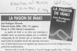 La pasión de Iñaki  [artículo] Ana María Valdivieso.