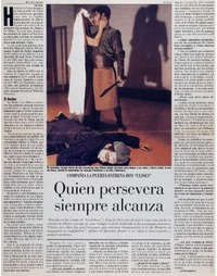 Quien persevera siempre alcanza