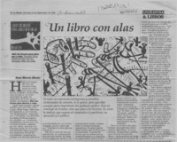 Un libro con alas  [artículo] Hugo Montes Brunet.