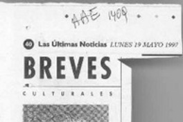 Ensayos, nuevo libro de Jaime Valdivieso  [artículo].