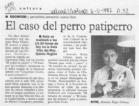 El Caso del perro patiperro  [artículo].
