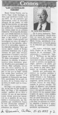 "Las catedrales verdes"  [artículo] Carlos René Ibacache I.