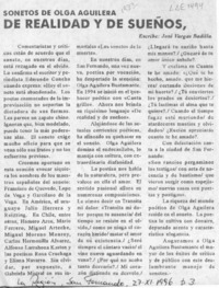 De realidad y de sueños  [artículo] José Vargas Badilla.