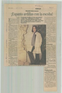 Espanto ardillas con la escoba!