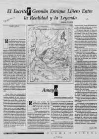 El escritor Germán Enrique Liñero entre la realidad y la leyenda  [artículo] Enrique Volpe.