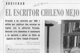 El escritor chileno mejor pagado del mundo  [artículo] Pamela Albornoz.