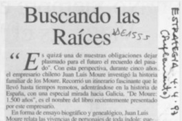 Buscando las raíces  [artículo].