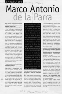Marco Antonio de la Parra  [artículo].