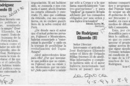 De Rodríguez Elizondo  [artículo] Ismael Llona M. [y] Luis Cifuentes S.