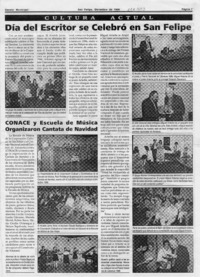 Día del escritor se celebró en San Felipe  [artículo].