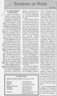 Escritores de Ñuble  [artículo] C. R. I.