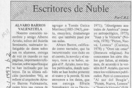 Escritores de Ñuble  [artículo] C. R. I.