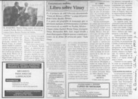 Libro sobre Vinay  [artículo].