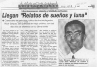 Llegan "Relatos de sueños y luna"  [artículo].