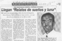 Llegan "Relatos de sueños y luna"  [artículo].