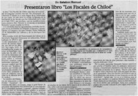 Presentaron libro "Los fiscales de Chiloé"