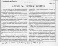 Carlos A. Bastías Fuentes  [artículo] C. R. I.