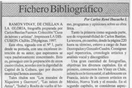 Fichero bibliográfico  [artículo] Carlos René Ibacache.